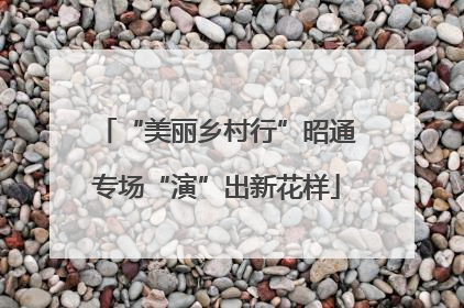 “美丽乡村行”昭通专场“演”出新花样