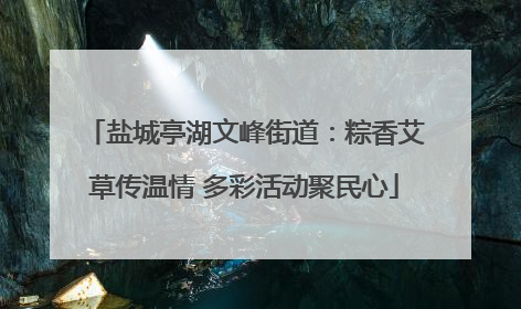 盐城亭湖文峰街道：粽香艾草传温情 多彩活动聚民心