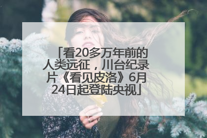 看20多万年前的人类远征，川台纪录片《看见皮洛》6月24日起登陆央视