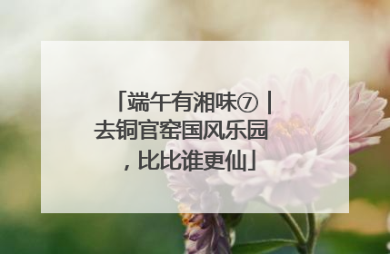 端午有湘味⑦｜去铜官窑国风乐园，比比谁更仙
