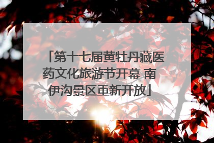 第十七届黄牡丹藏医药文化旅游节开幕 南伊沟景区重新开放