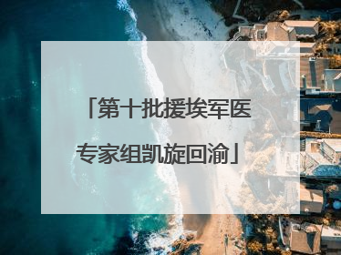 第十批援埃军医专家组凯旋回渝