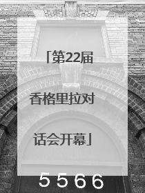 第22届香格里拉对话会开幕