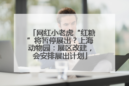 网红小老虎“红糖”将暂停展出？上海动物园：展区改建，会安排展出计划