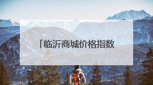 临沂商城价格指数分析（6月19日—6月25日）