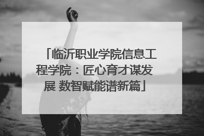 临沂职业学院信息工程学院：匠心育才谋发展 数智赋能谱新篇