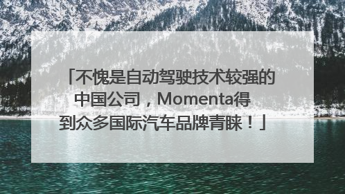 不愧是自动驾驶技术较强的中国公司，Momenta得到众多国际汽车品牌青睐！
