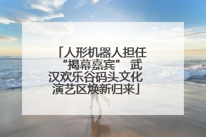 人形机器人担任“揭幕嘉宾” 武汉欢乐谷码头文化演艺区焕新归来