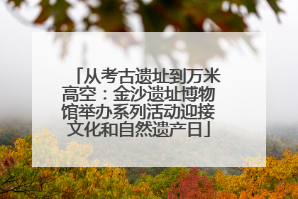 从考古遗址到万米高空：金沙遗址博物馆举办系列活动迎接文化和自然遗产日