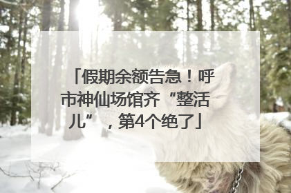 假期余额告急！呼市神仙场馆齐“整活儿”，第4个绝了
