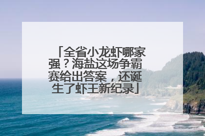 全省小龙虾哪家强？海盐这场争霸赛给出答案，还诞生了虾王新纪录