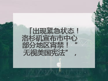 出现紧急状态！洛杉矶宣布市中心部分地区宵禁！“无视美国宪法”，美民主党议员批评特朗普