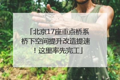 北京17座重点桥系桥下空间提升改造提速！这里率先完工