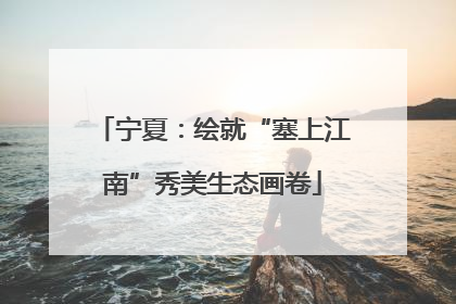 宁夏：绘就“塞上江南”秀美生态画卷