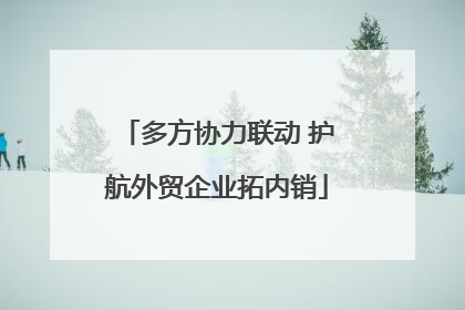 多方协力联动 护航外贸企业拓内销