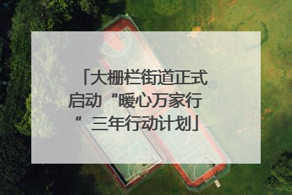 大栅栏街道正式启动“暖心万家行”三年行动计划