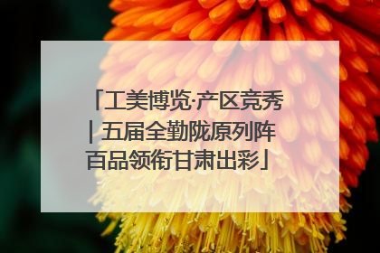工美博览·产区竞秀｜五届全勤陇原列阵 百品领衔甘肃出彩