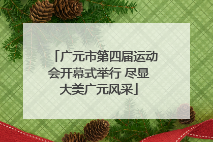 广元市第四届运动会开幕式举行 尽显大美广元风采
