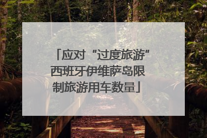 应对“过度旅游” 西班牙伊维萨岛限制旅游用车数量