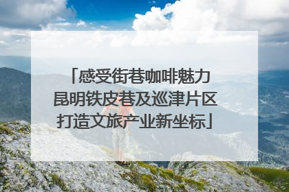 感受街巷咖啡魅力 昆明铁皮巷及巡津片区打造文旅产业新坐标