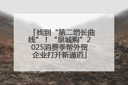 找到“第二增长曲线”！“泉城购”2025消费季帮外贸企业打开新通道