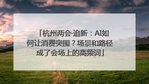 杭州两会·追新：AI如何让消费突围？场景和路径成了会场上的高频词