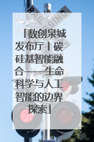 数创泉城发布厅丨碳硅基智能融合——生命科学与人工智能的边界探索
