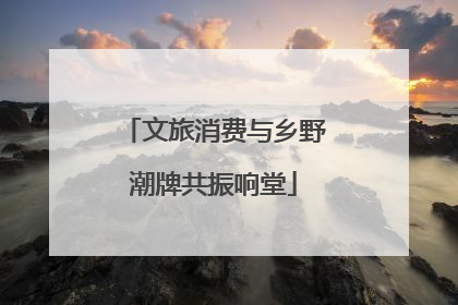 文旅消费与乡野潮牌共振响堂