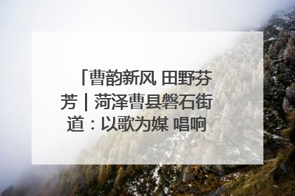 曹韵新风 田野芬芳｜菏泽曹县磐石街道：以歌为媒 唱响乡土“新歌声”