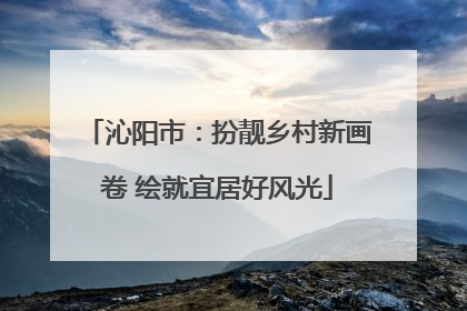 沁阳市：扮靓乡村新画卷 绘就宜居好风光