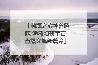 渤海之滨神兽腾跃 渔岛幻夜宇宙点燃文旅新篇章