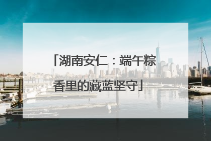 湖南安仁：端午粽香里的藏蓝坚守