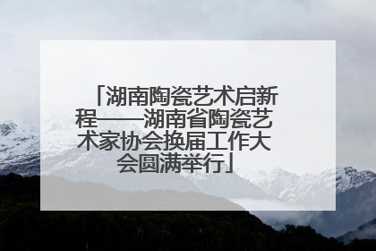 湖南陶瓷艺术启新程——湖南省陶瓷艺术家协会换届工作大会圆满举行