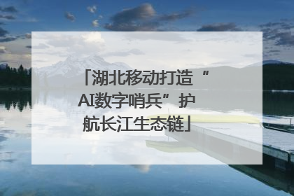 湖北移动打造“AI数字哨兵”护航长江生态链