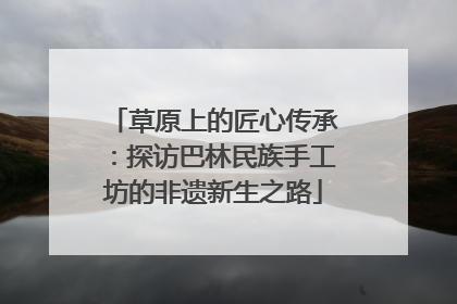 草原上的匠心传承：探访巴林民族手工坊的非遗新生之路