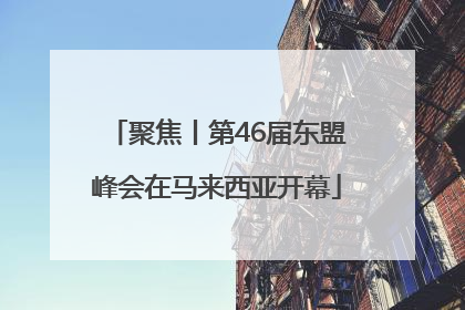 聚焦丨第46届东盟峰会在马来西亚开幕