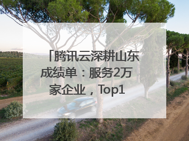 腾讯云深耕山东成绩单：服务2万家企业，Top10千亿企业8家选择腾讯云