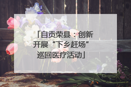 自贡荣县：创新开展“下乡赶场”巡回医疗活动