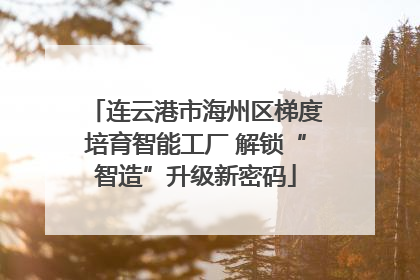 连云港市海州区梯度培育智能工厂 解锁“智造”升级新密码