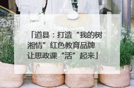 道县：打造“我的树湘情”红色教育品牌 让思政课“活”起来