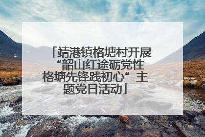 靖港镇格塘村开展“韶山红途砺党性 格塘先锋践初心”主题党日活动