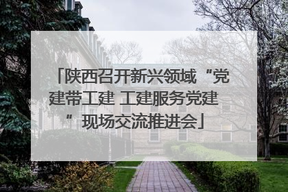 陕西召开新兴领域“党建带工建 工建服务党建”现场交流推进会
