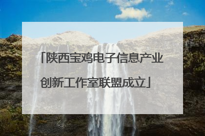 陕西宝鸡电子信息产业创新工作室联盟成立