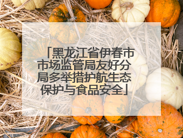 黑龙江省伊春市市场监管局友好分局多举措护航生态保护与食品安全