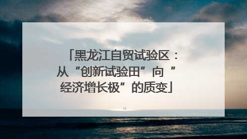 黑龙江自贸试验区：从“创新试验田”向“经济增长极”的质变
