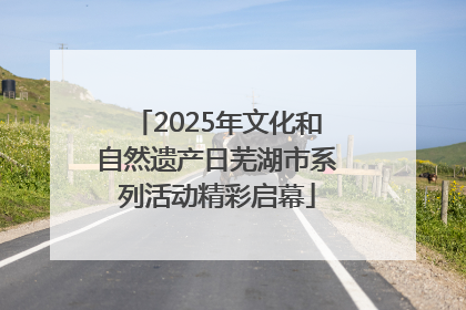 2025年文化和自然遗产日芜湖市系列活动精彩启幕