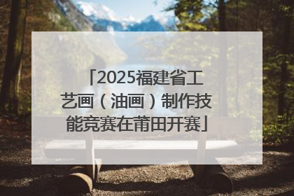 2025福建省工艺画（油画）制作技能竞赛在莆田开赛