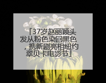 37岁赵丽颖头发从粉色染回黑色，携新剧亮相纽约翠贝卡电影节