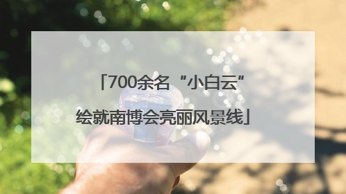 700余名“小白云”绘就南博会亮丽风景线