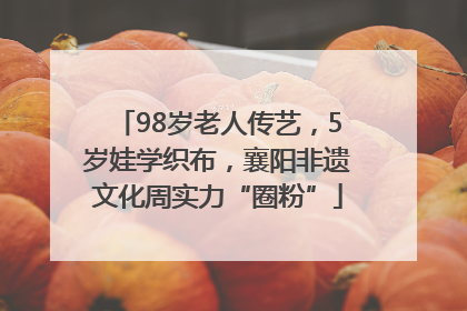 98岁老人传艺，5岁娃学织布，襄阳非遗文化周实力“圈粉”